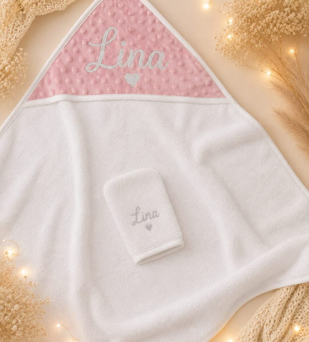 Cape de Bain (en tissu Minky)